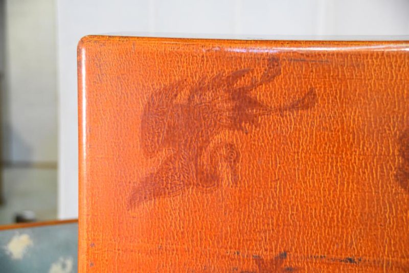 Japanese Paper Mache Letter Box - Image 10