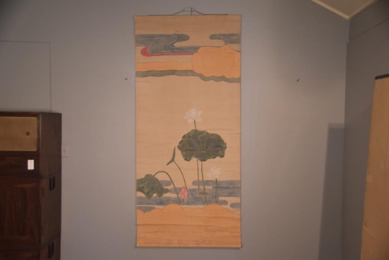 Buddhist Lotus Scroll