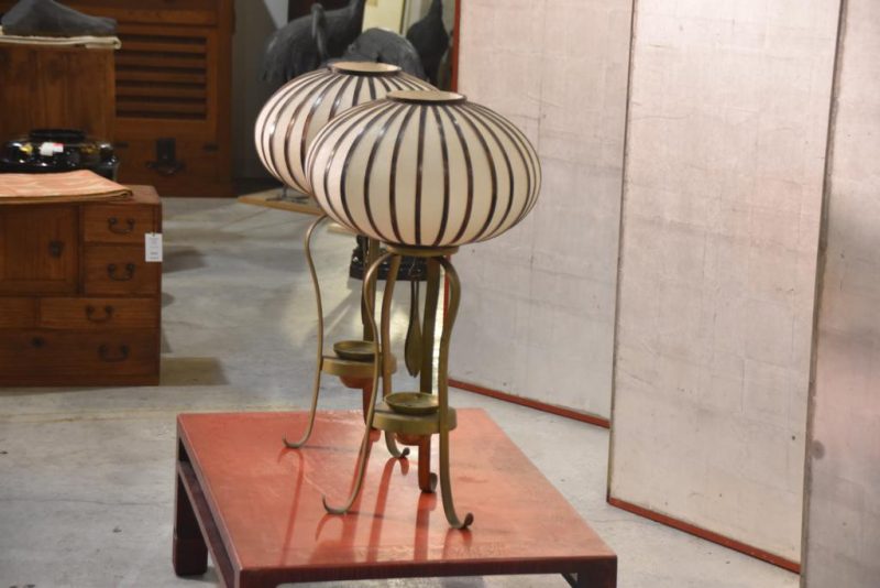 Pair of Lantern Candlestands - Image 4