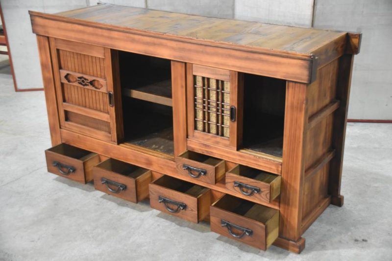 Japanese Antique Mizuya Sideboard - Image 11