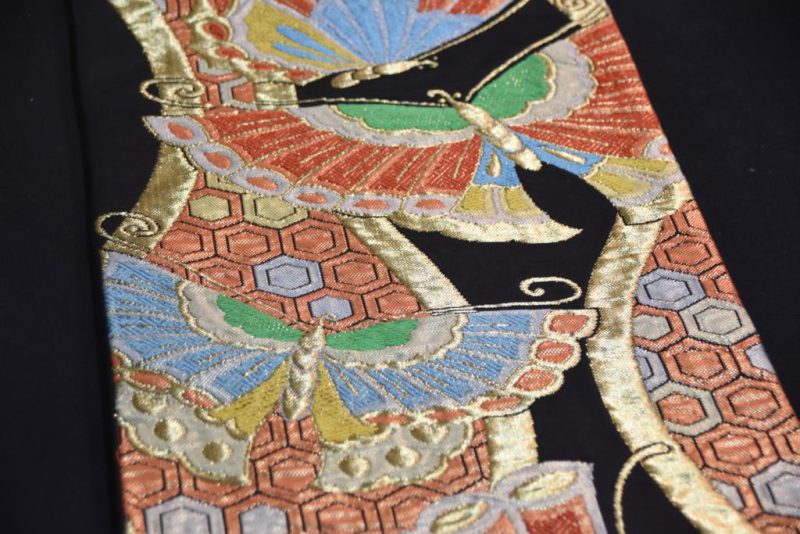 Japanese Silk Obi worn with Kimono - Image 9