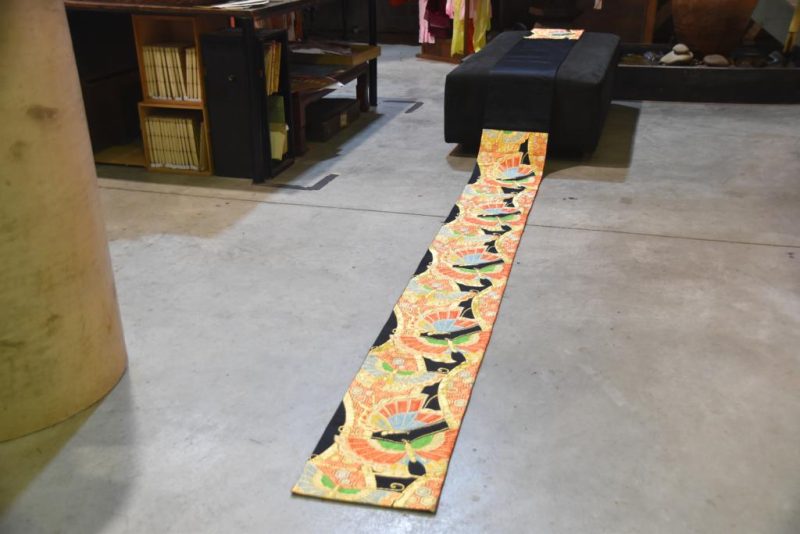 Japanese Silk Obi worn with Kimono - Image 7