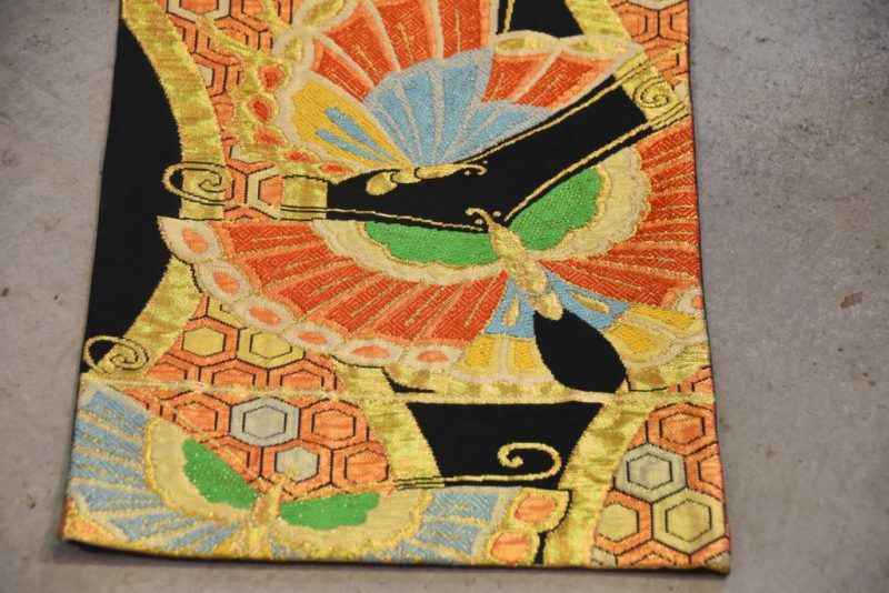 Japanese Silk Obi worn with Kimono - Image 5