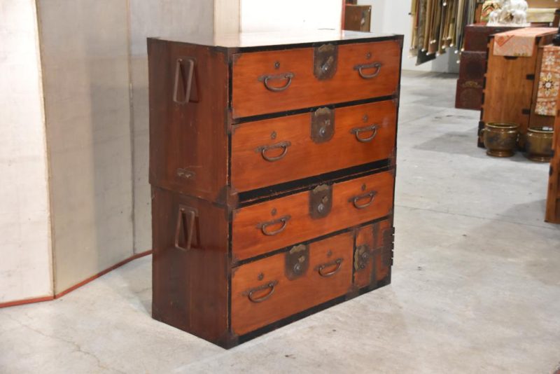 Japanese Nihonmatsu Clothing Chest - Image 4
