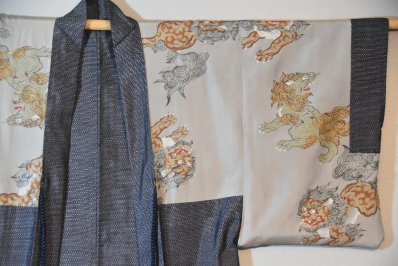 Silk Men's Haori Jacket - Image 4
