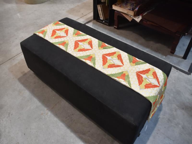 Japanese Silk Brocade Obi - Image 5