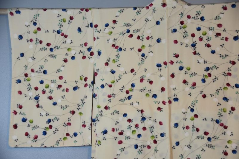 Floral Design Japanese Silk Haori - Image 8