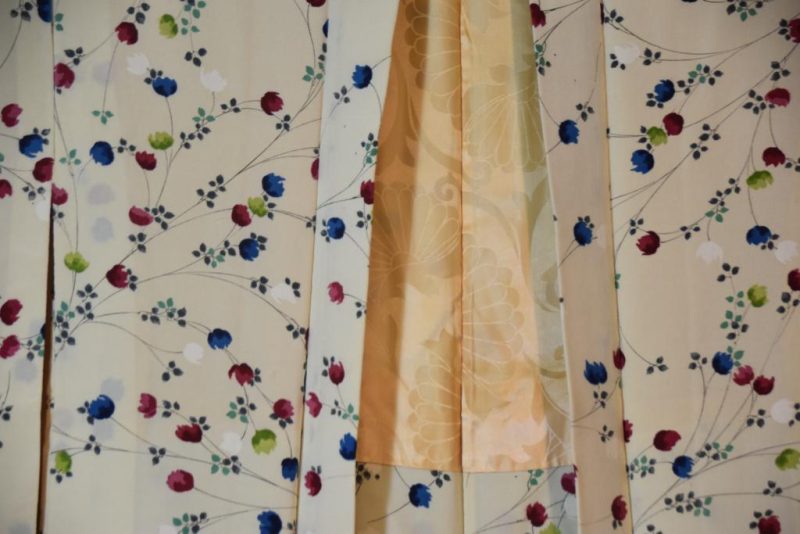 Floral Design Japanese Silk Haori - Image 7