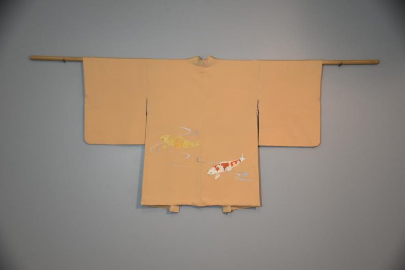 Silk Haori with Embroidered Koi