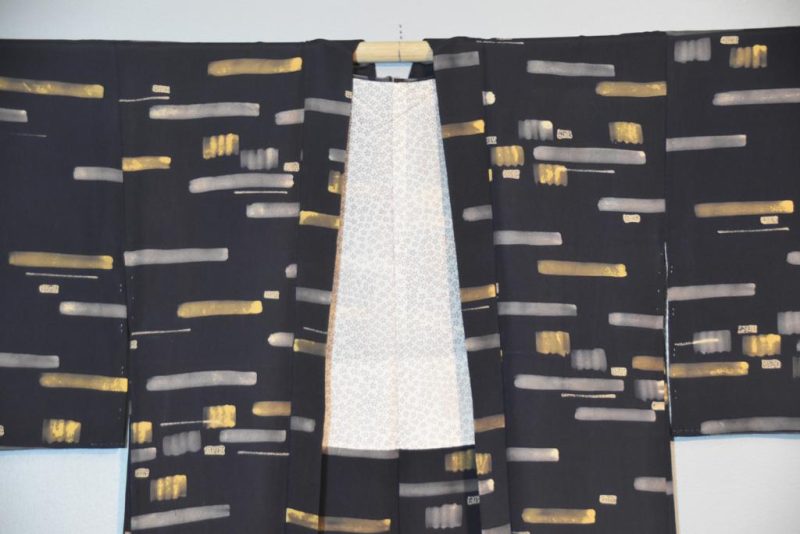 Japanese Vintage Silk Jacket Haori - Image 4