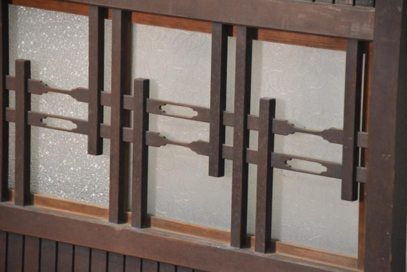 Pair of Japanese Antique Slatted Sliding Doors - Image 5