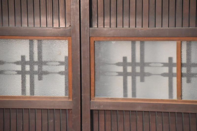 Pair of Japanese Antique Slatted Sliding Doors - Image 4