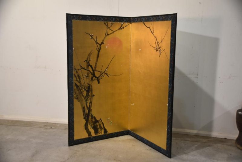 Japanese Rising Sun 2 Panel Screen Width: 1890mm - Image 5