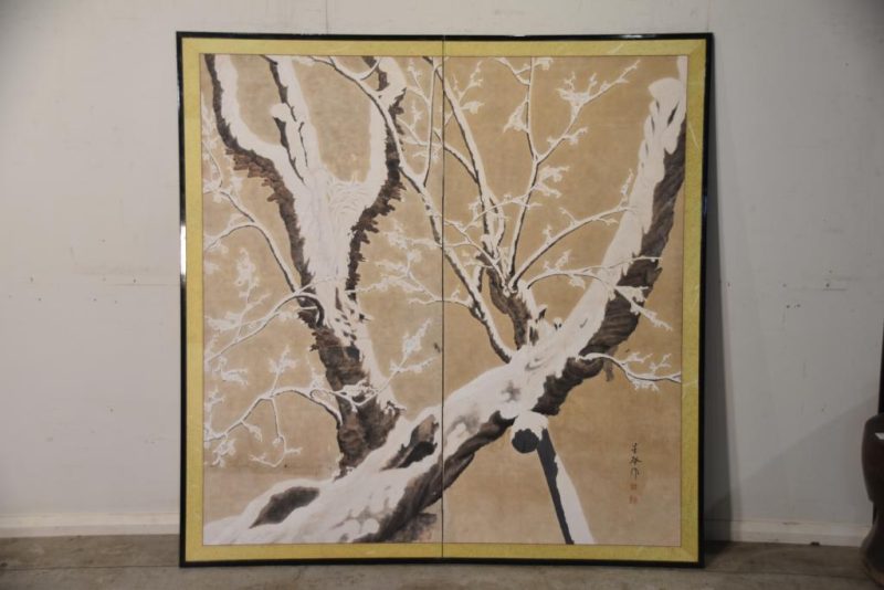 Japanese Cherry Blossom with Snow Width: 1700mm