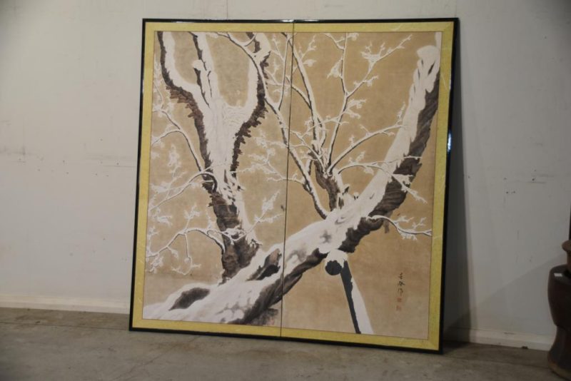 Japanese Cherry Blossom with Snow Width: 1700mm - Image 4