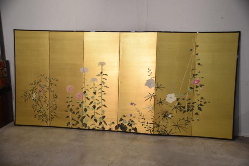 Floral and Gold Screen Width: 3780 mm's - Image 10