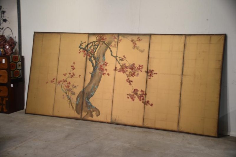 Japanese Maple on Gold Screen Width 3700 mm's - Image 8