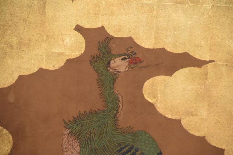 Japanese Phoenix 2 Panel Screen Width: 1340mm - Image 8