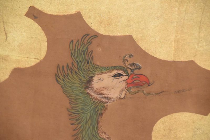 Japanese Phoenix 2 Panel Screen Width: 1340mm - Image 7