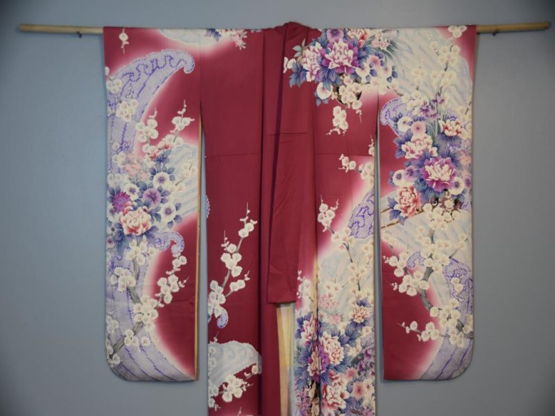 Japanese Furisode Kimono - Image 7