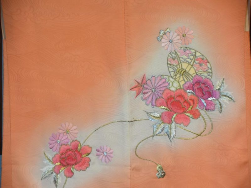 Vintage Silk Haori Jacket - Image 2