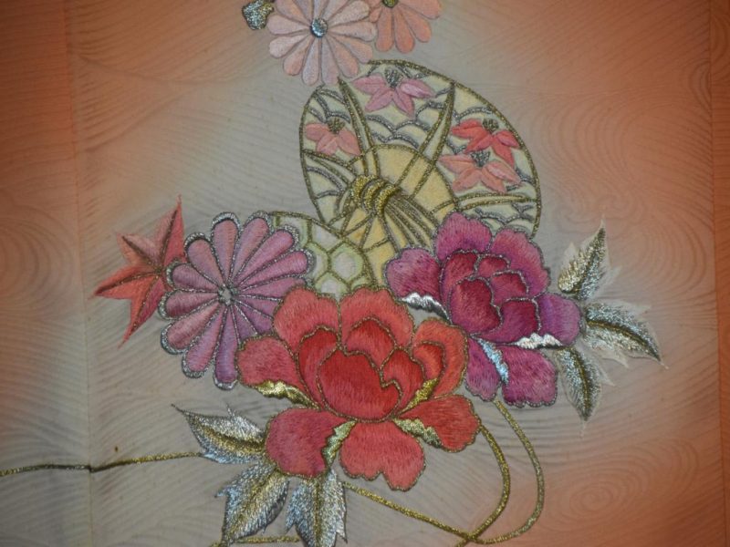 Vintage Silk Haori Jacket - Image 7