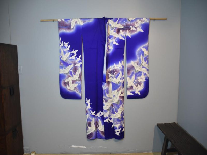 Vintage Furisode Kimono - Image 9