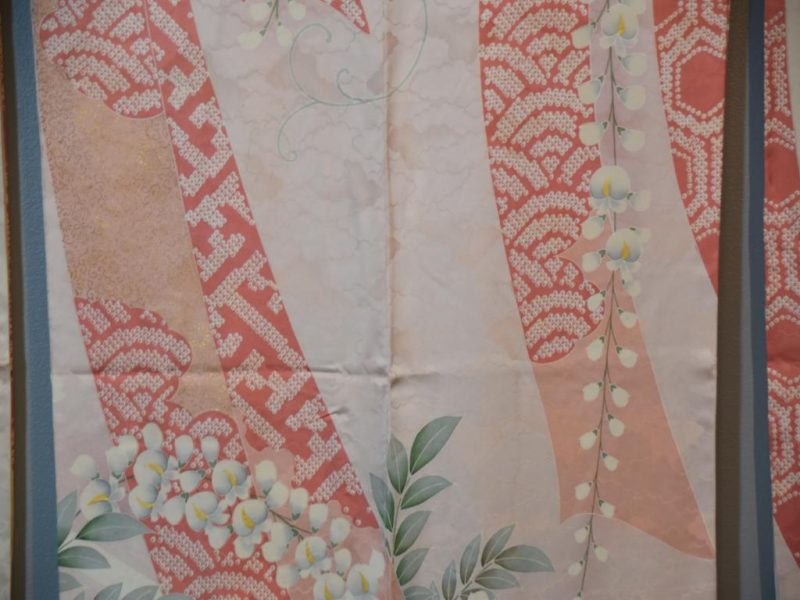 Japanese Silk Furisode Kimono - Image 11