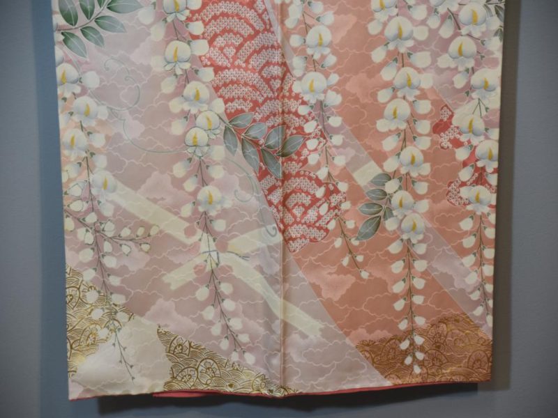 Japanese Silk Furisode Kimono - Image 10