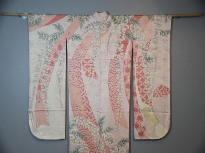 Japanese Silk Furisode Kimono - Image 9