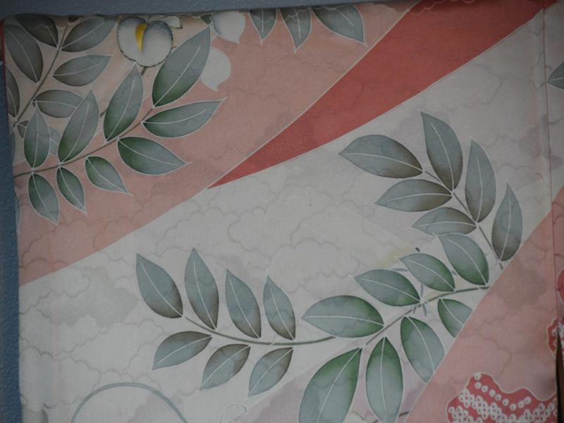 Japanese Silk Furisode Kimono - Image 7