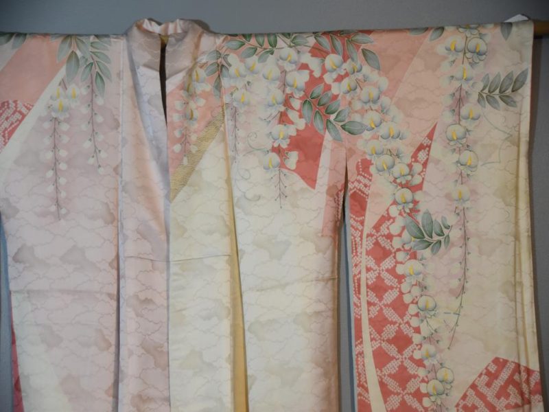 Japanese Silk Furisode Kimono - Image 4