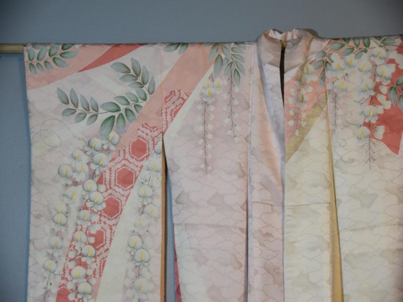 Japanese Silk Furisode Kimono - Image 3