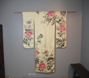 Japanese Silk Furisode Kimono from Japan