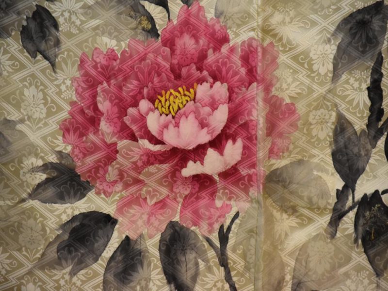 Japanese Silk Furisode Kimono from Japan - Image 13
