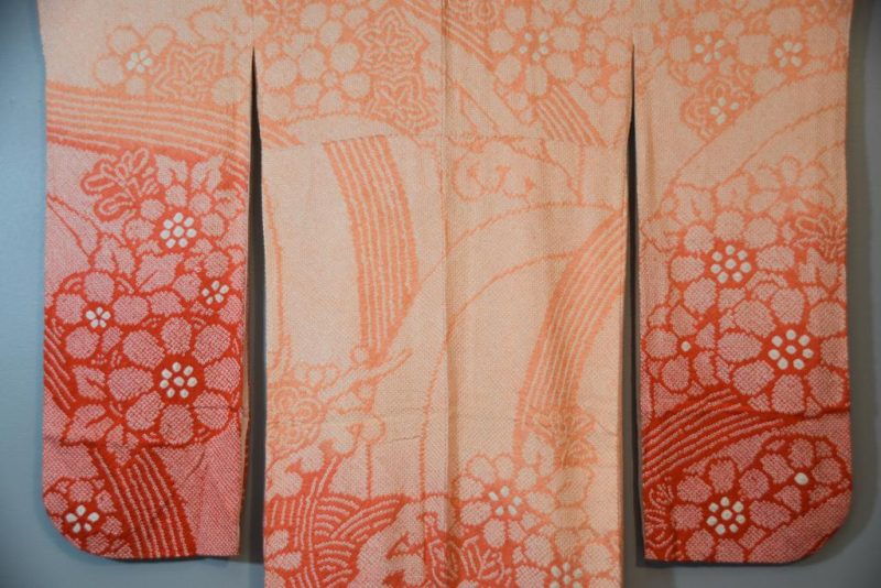 Japanese Shibori  Kimono in the Furisode Style - Image 2
