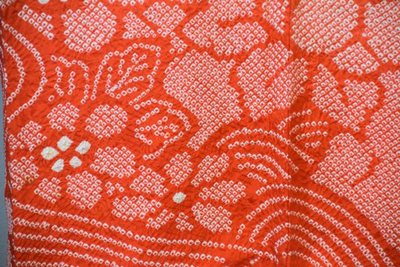 Japanese Shibori  Kimono in the Furisode Style - Image 10