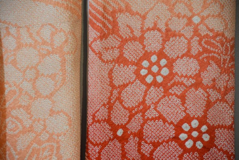 Japanese Shibori  Kimono in the Furisode Style - Image 3