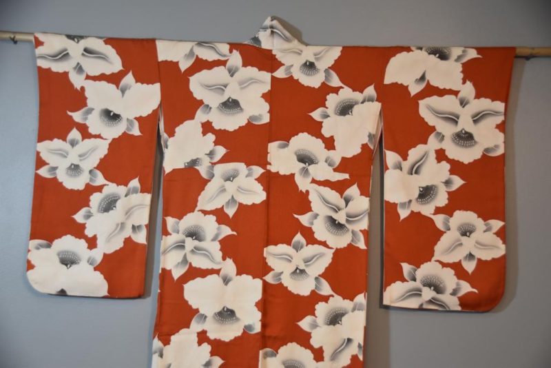 Japanese Silk Furisode Kimono - Image 3