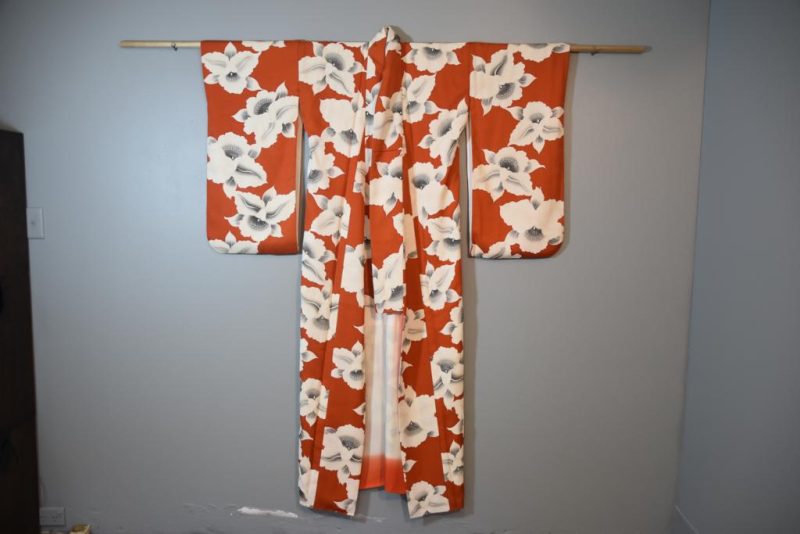 Japanese Silk Furisode Kimono - Image 5