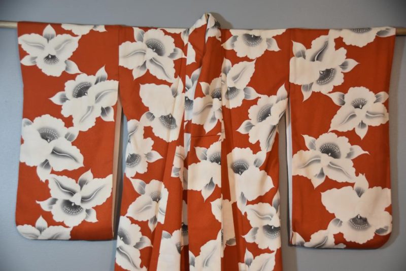 Japanese Silk Furisode Kimono - Image 4