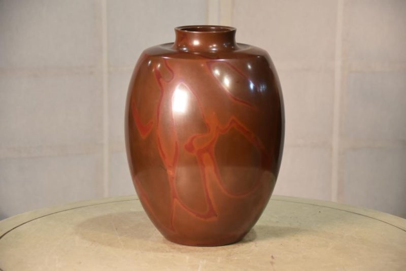 Japanese Murashi Do Vase by Hannaya Kankei