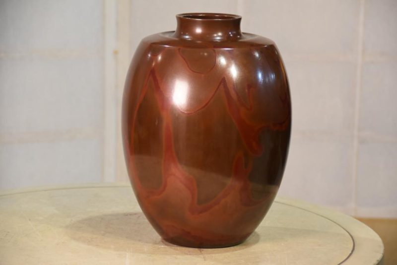 Japanese Murashi Do Vase by Hannaya Kankei - Image 5