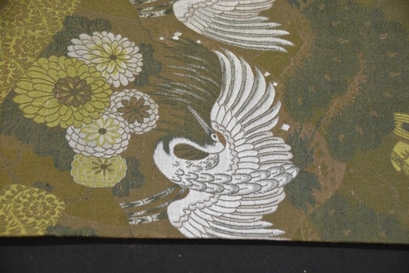 Japanese Vintage Maru Obi Sash - Image 6