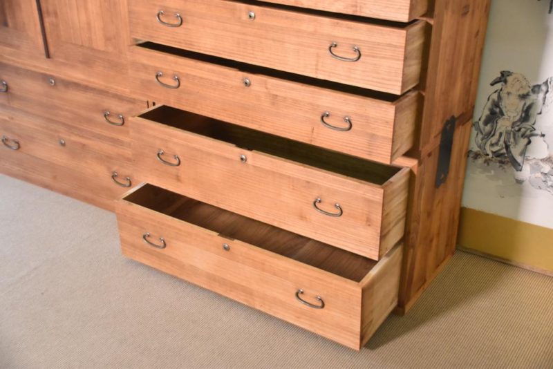 Pair of Vintage Wedding Chests (6 Sections) Width:1870mm - Image 3