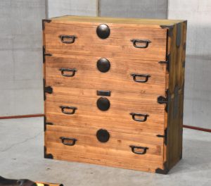 Antique Clothing Chest on Chest Width: 940mm