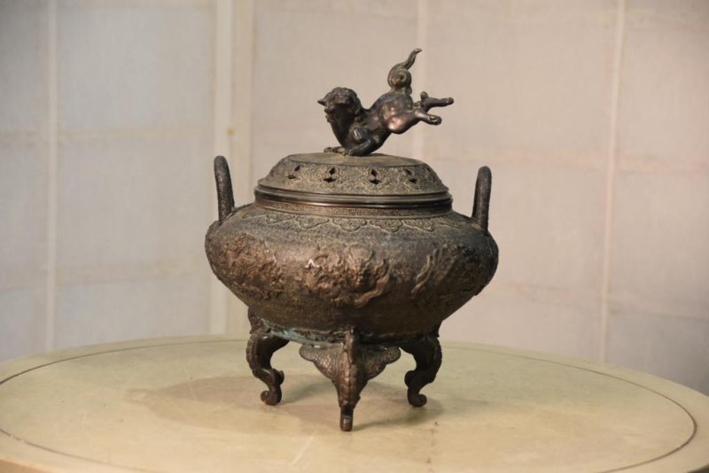Japanese Bronze Incense Burner