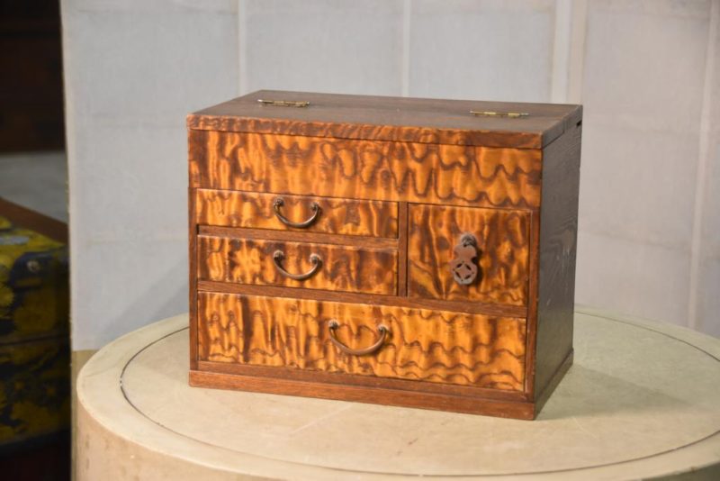Burled Mulberry Sewing Box