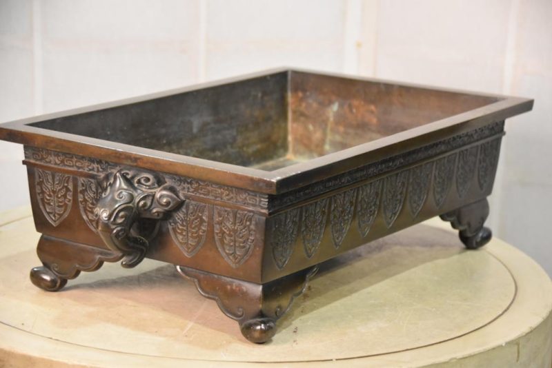 Japanese Bronze Suiban Vase - Image 7