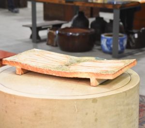 Japanese Bizen Pottery Studio Plate